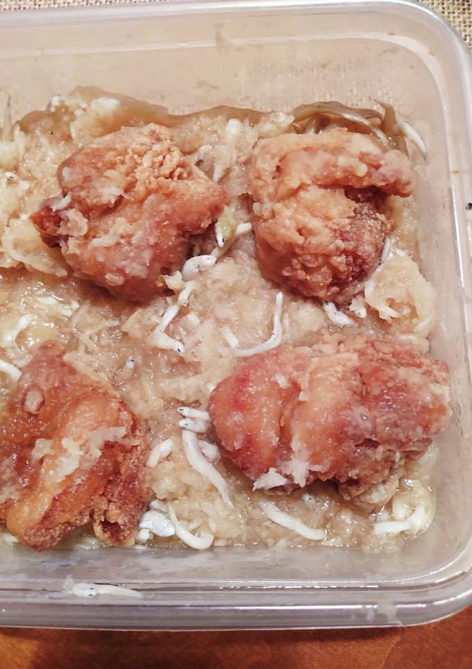 残った大根おろしに唐揚げ-レシピのメイン写真