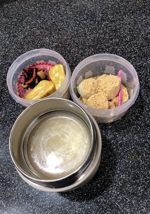 20240202 鶏粥のお弁当-レシピのメイン写真