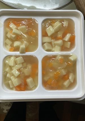 高野豆腐のあんかけ　離乳食後期-レシピのメイン写真