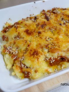 ミートソースで♪ポテトグラタン風-レシピのメイン写真