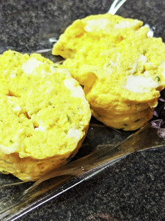 【洗い物ゼロ】電子レンジでチーズ卵焼き-レシピのメイン写真