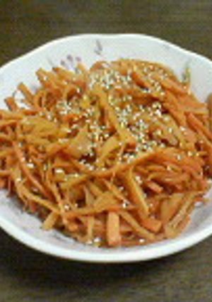 にんじんのめんつゆ炒め-レシピのメイン写真