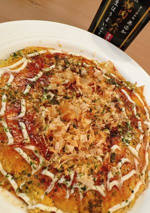 焼肉の生だれでライスペーパーお好み焼き-レシピのメイン写真