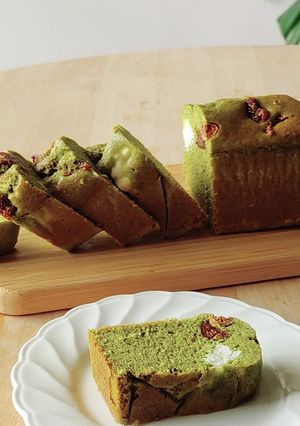 イチジク&クリチ☆米粉パウンドケーキ抹茶-レシピのメイン写真