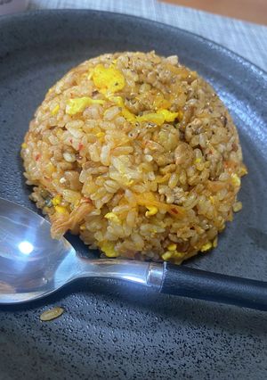 【簡単】【お弁当にも】キムチチャーハン-レシピのメイン写真