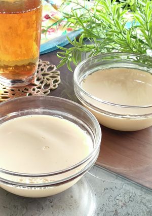 寒天deシロップが底にある豆花-レシピのメイン写真