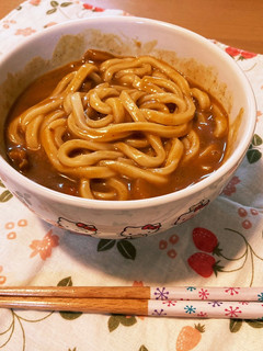 簡単!レトルトカレーで絶品カレーうどん☆-レシピのメイン写真