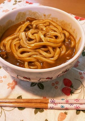 簡単！レトルトカレーで絶品カレーうどん☆-レシピのメイン写真