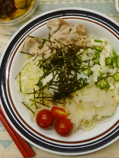 【食改】冷やし温玉うどん-レシピのメイン写真