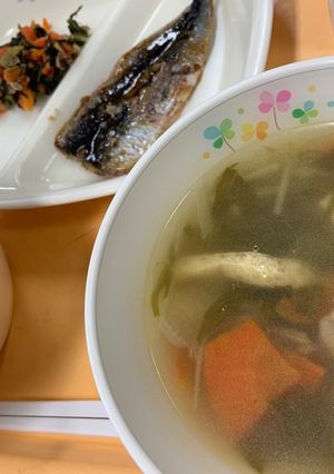 ハリハリ鍋風スープ　河内長野市学校給食-レシピのメイン写真