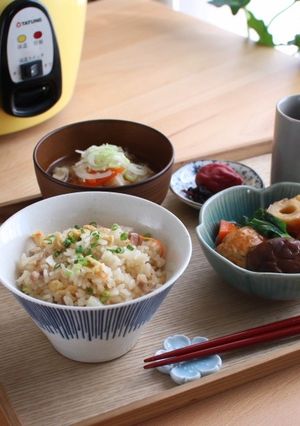 \大同電鍋レシピ/豚バラ大根ご飯-レシピのメイン写真
