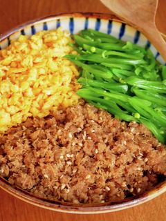 手軽にお魚!お弁当に!ツナごまそぼろ-レシピのメイン写真