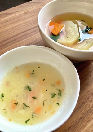 【離乳食７か月～】かぶのスープ-レシピのメイン写真