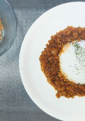 ドライカレーと簡単にんじんとツナのサラダ-レシピのメイン写真
