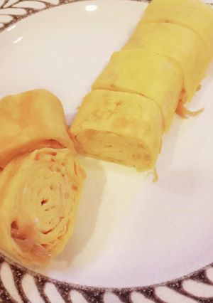 材料3つ！めちゃウマ♡なめ茸卵焼き-レシピのメイン写真