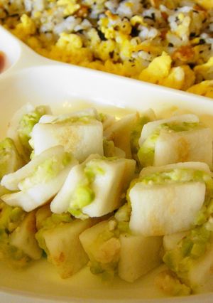 枝豆ポテトサラダのはんぺんはさみ-レシピのメイン写真