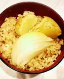 20分で出来る玉ねぎとじゃがいも土鍋ご飯