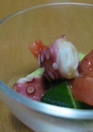 タコとトマトとキュウリのマリネ-レシピのメイン写真