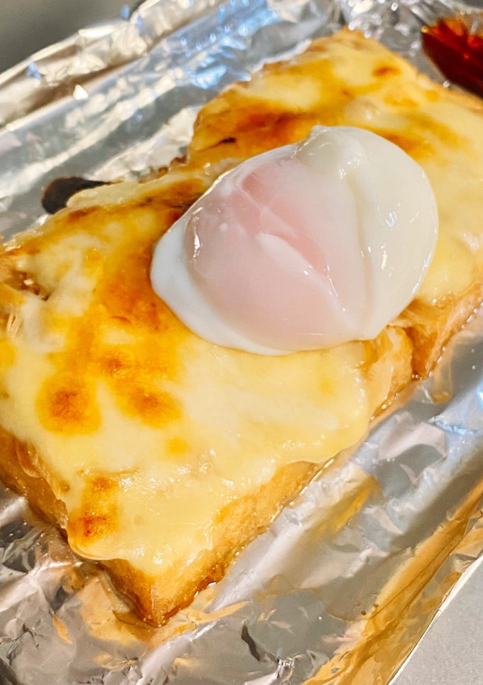 ちょっと一手間、チーズ温玉厚揚げトースト-レシピのメイン写真
