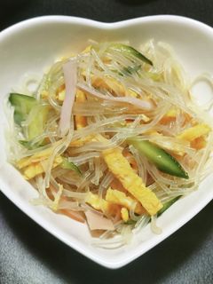 りんご酢で簡単さっぱり春雨サラダ-レシピのメイン写真