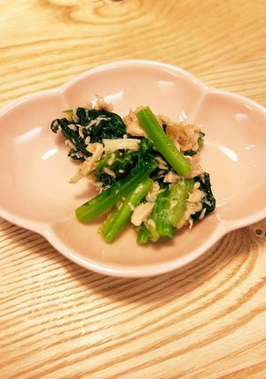 小松菜とツナの和え物-レシピのメイン写真