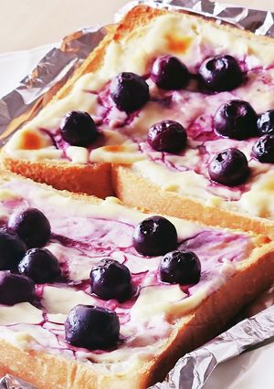 10分北欧オープンサンド★チーズケーキ風-レシピのメイン写真