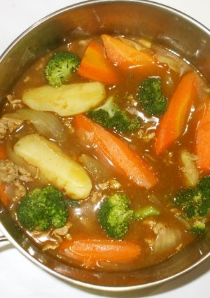カレースープ♪カレールウで簡単-レシピのメイン写真