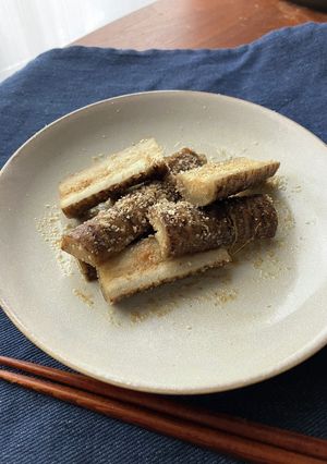ごぼうの胡麻和え　材料4つレンジで簡単-レシピのメイン写真
