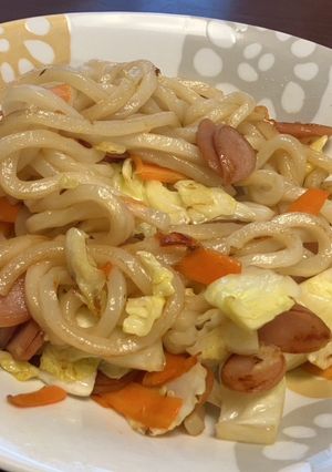 テキトー焼きうどん-レシピのメイン写真