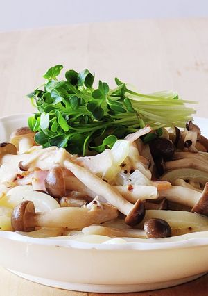 チーズクリームうどん★ランチ★受験生夜食-レシピのメイン写真