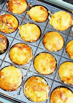 ブルーノでたこ焼き　米粉多めの生地-レシピのメイン写真