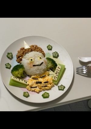 簡単　鬼　納豆ごはん-レシピのメイン写真