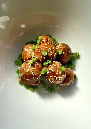 甘酸っぱ〜いタレの柚子鶏団子-レシピのメイン写真