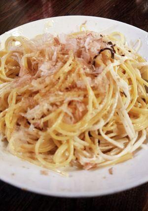 包丁無し!ハマるよ!大根のマヨポンパスタ-レシピのメイン写真