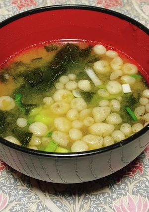 インスタントのみそ汁を美味しく-レシピのメイン写真