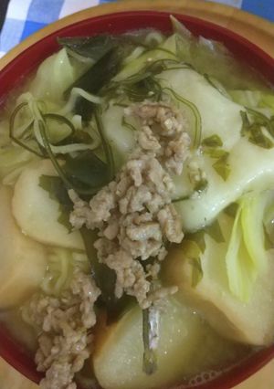 餅入り坦々即席ラーメン-レシピのメイン写真