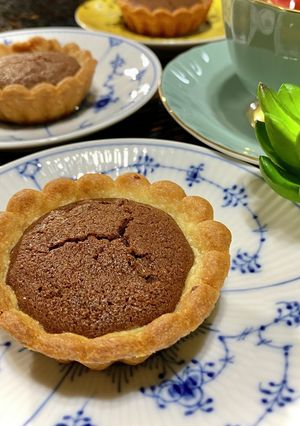 ラズベリー焼きチョコタルト★バレンタイン-レシピのメイン写真