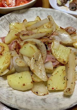 新玉ねぎ新じゃがいもでジャーマンポテト☆-レシピのメイン写真