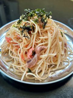 ✨超簡単!イカ塩辛明太パスタ✨-レシピのメイン写真