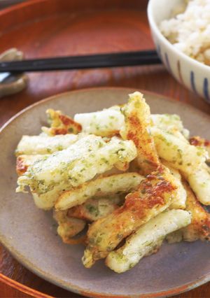 お箸がとまらない♪長芋のカリカリ磯辺焼き-レシピのメイン写真