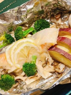 鮭のホイル焼き 西京味噌風味-レシピのメイン写真