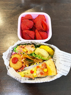 ピザ弁当☆幼稚園保温庫用☆年少 3歳-レシピのメイン写真