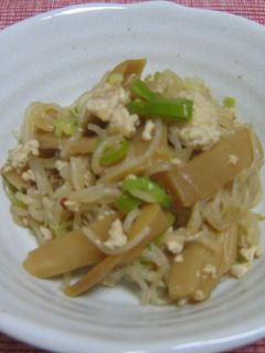 絶品!しらたきとメンマの中華炒め-レシピのメイン写真