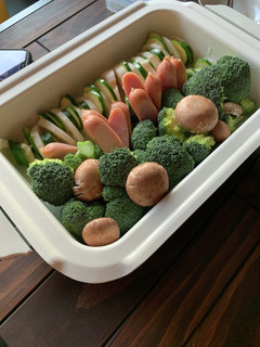 ホットプレートで蒸し野菜-レシピのメイン写真