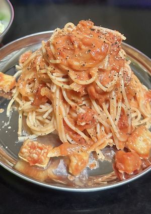 シーフードトマトソースパスタ✨-レシピのメイン写真