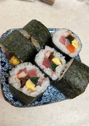 5色太巻き-レシピのメイン写真