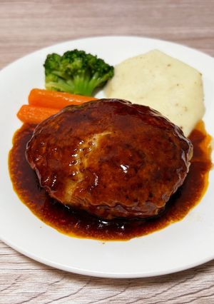 ふんわりハンバーグ-レシピのメイン写真