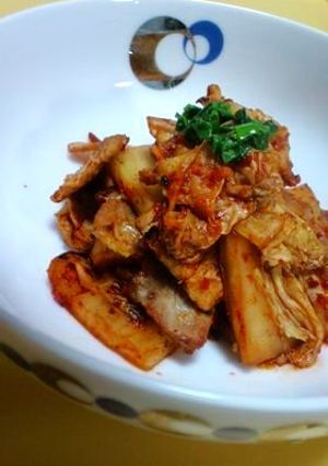 ◆定食屋さんの簡単版豚キムチ♪冷凍ＯＫ-レシピのメイン写真