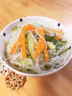 給食の「春雨の酢の物」♡さっぱりツルッと-レシピのメイン写真