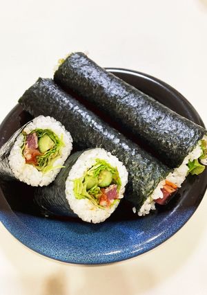 カツオのたたきとチャンジャの変わり恵方巻-レシピのメイン写真